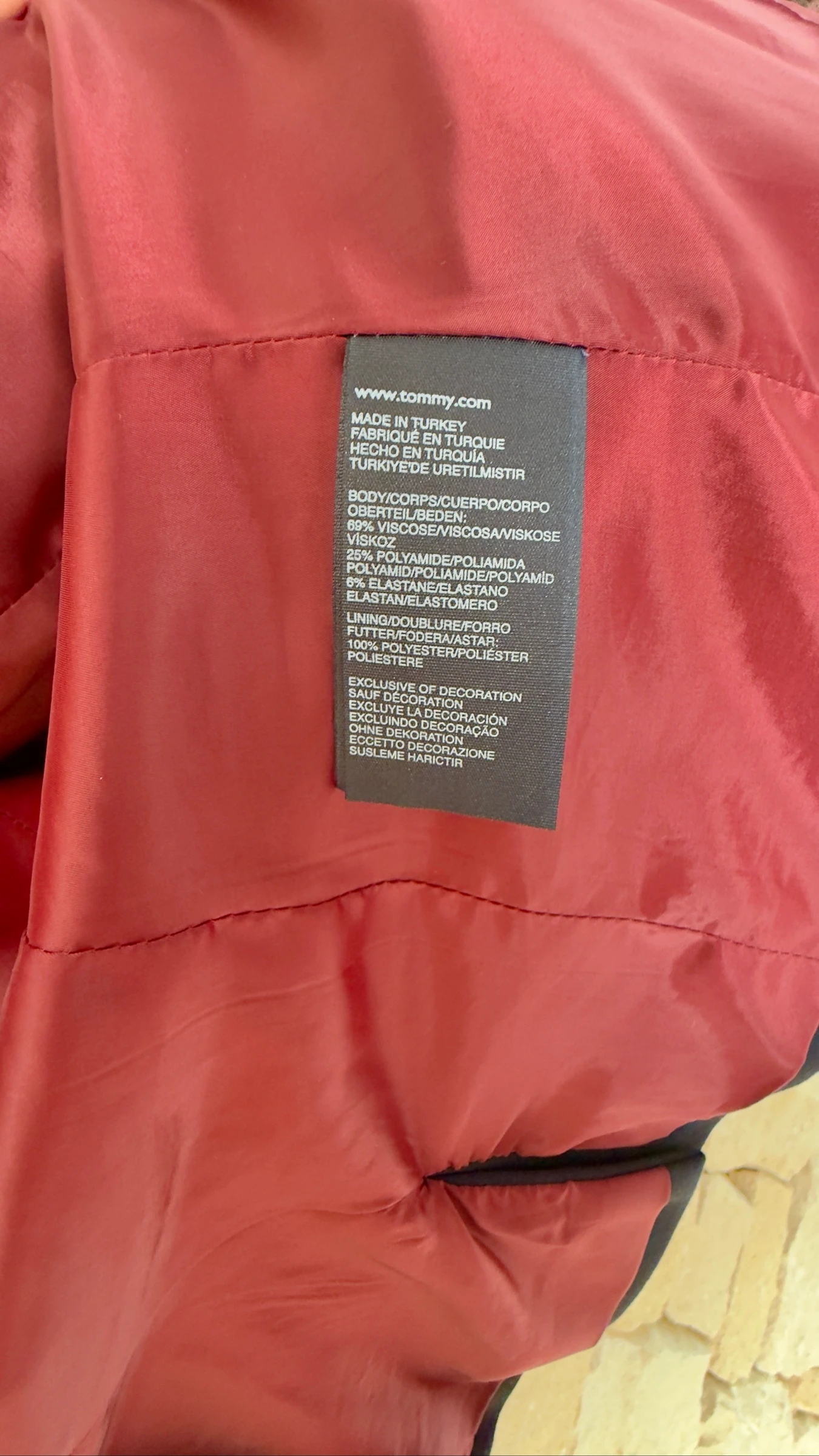 Marineblauwe blazer dames maat EU 10 Tommy Hilfiger – photo 7